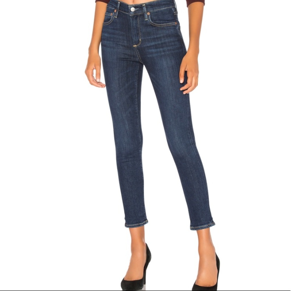 Agolde Sophie High Rise Skinny Crop sz 26